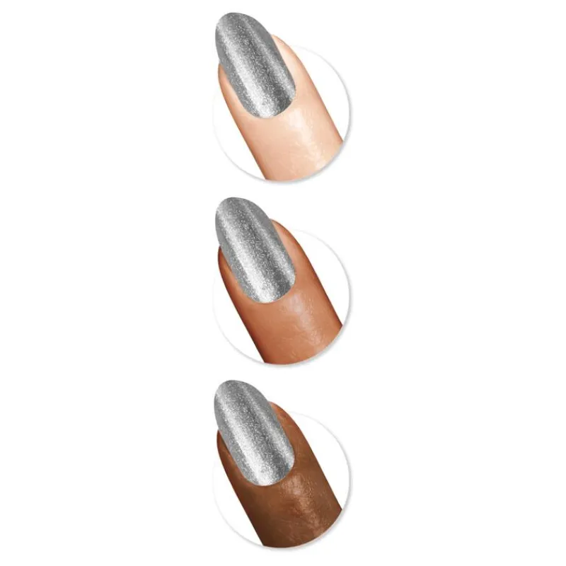 Sally Hansen Insta-Dri Chrome Nagellak - Zilver - 126 Steel the Show