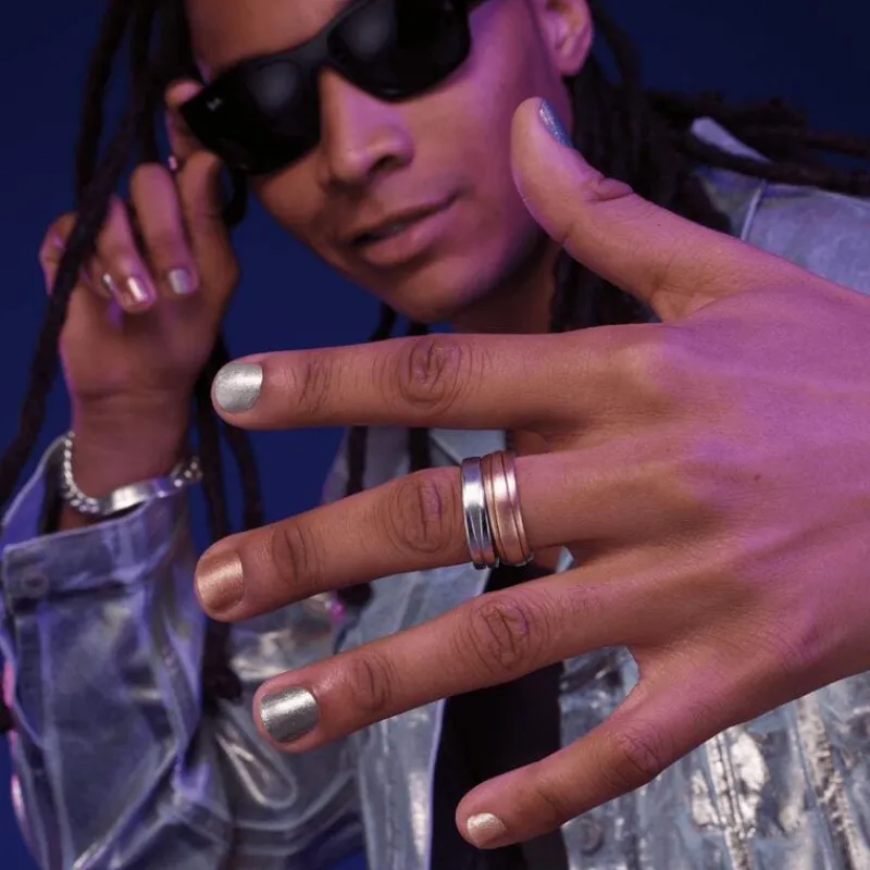 Sally Hansen Insta-Dri Chrome Nagellak - Zilver - 126 Steel the Show