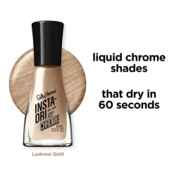 New Sally Hansen Insta-Dri Chrome Nagellak - Goud - 128 Lustrous Gold