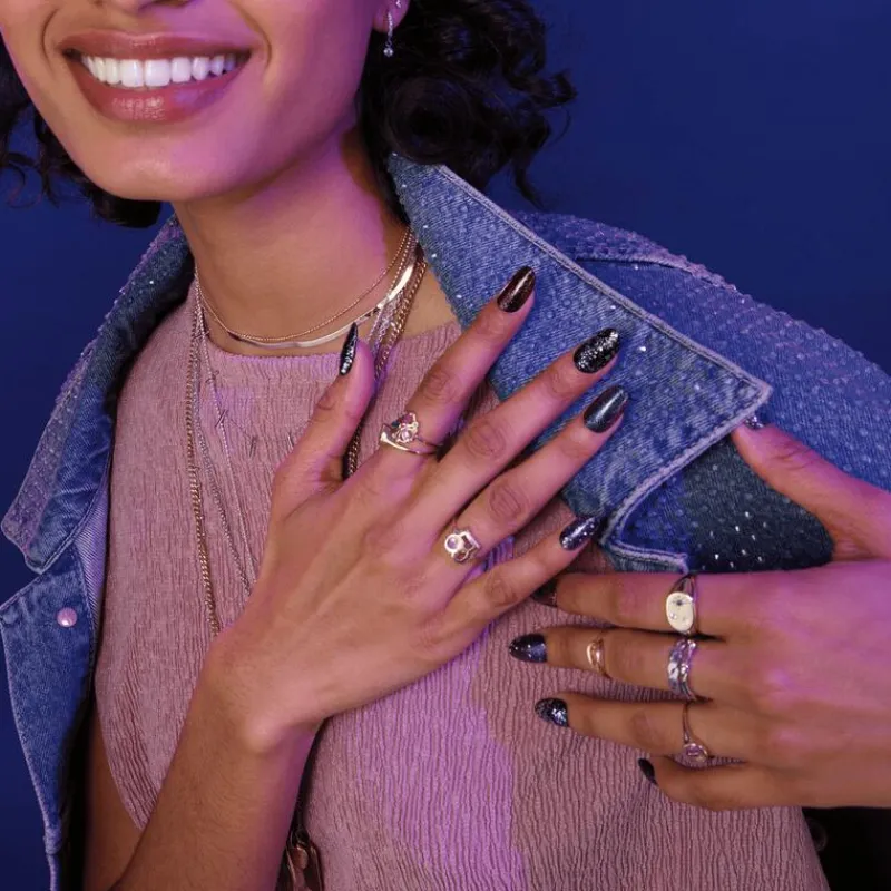 Outlet Sally Hansen Insta-Dri Top Coat - Paars - 131 Glimmer