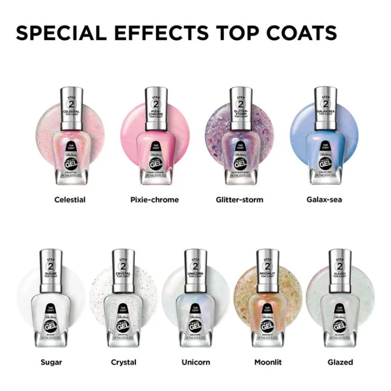 Hot Sally Hansen Miracle Gel Top Coat - Transparant - 115 SuperShiny Shield