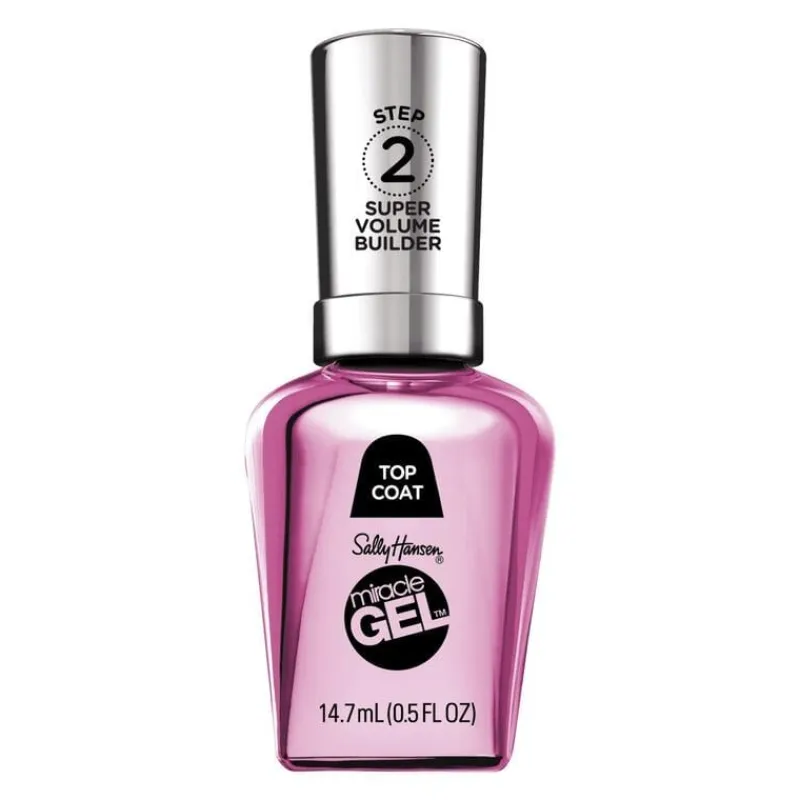 Sale Sally Hansen Miracle Gel Top Coat - Transparant - 114 SuperVolume Builder