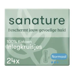 Online Sanature 100% Katoenen Inlegkruisjes Normaal Zakje 24 stuks