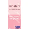 Discount Sanature 100% Katoenen Tampons Super 16 stuks