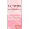 Hot Sanature 100% Katoenen Tampons Mini 16 stuks