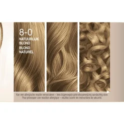 New Schwarzkopf Creme Supreme Haarkleuring 8-0 Natuurlijk Blond