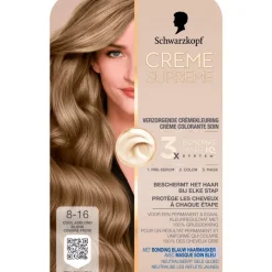 Hot Schwarzkopf Creme Supreme Haarkleuring 8-16 Cool Asblond