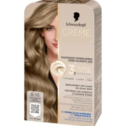 Hot Schwarzkopf Creme Supreme Haarkleuring 8-16 Cool Asblond