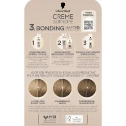 Hot Schwarzkopf Creme Supreme Haarkleuring 8-16 Cool Asblond