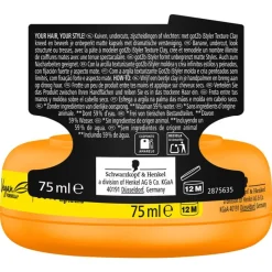 Best Got2b Schwarzkopf iStyler Texture Clay 75 ML