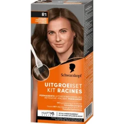 New Schwarzkopf Permanent Color Uitgroeiset R1 Licht - Middenbruin