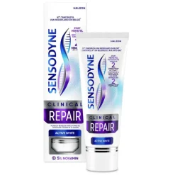 Clearance Sensodyne Clinical Repair Active White Tandpasta - 75ML