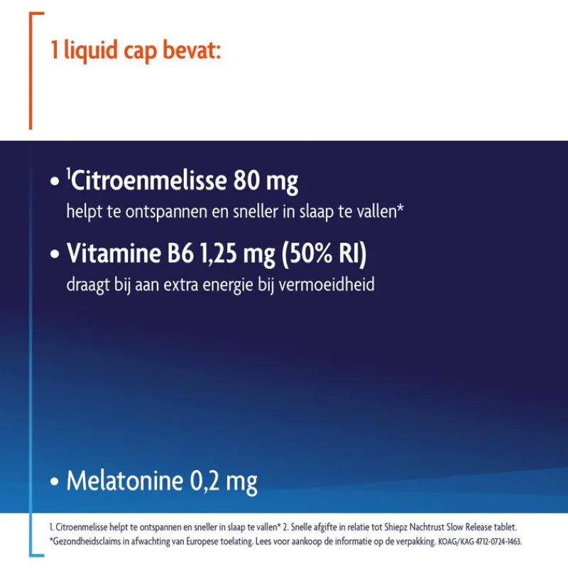 Best Shiepz helpt in slaap vallen liquid cap 30ST