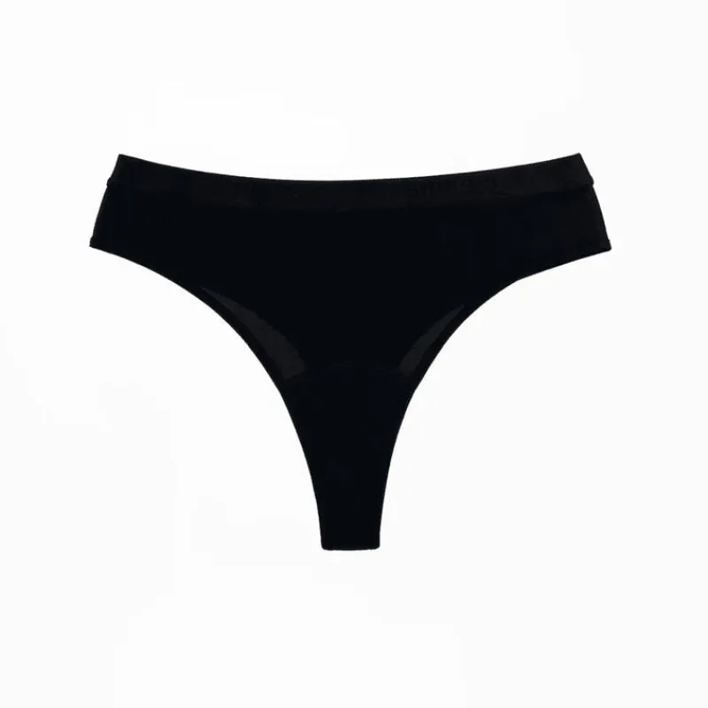 Best Snuggs period underwear Active highrise light black S