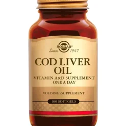 Clearance Solgar Cod Liver Oil 100 softgels
