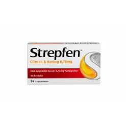 Online Strepfen Citroen & Honing 8,75 mg Zuigtabletten 24 Stuks