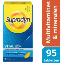 Sale Supradyn Vital 50+ multivitamines voor vijftigplussers 95 tabletten