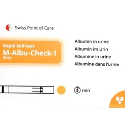 Hot Swiss Point of Care M-Albu-Check-1 Strip Zelftest