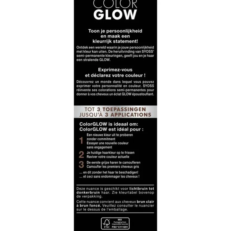 Sale Syoss Color Glow Cool Brunette