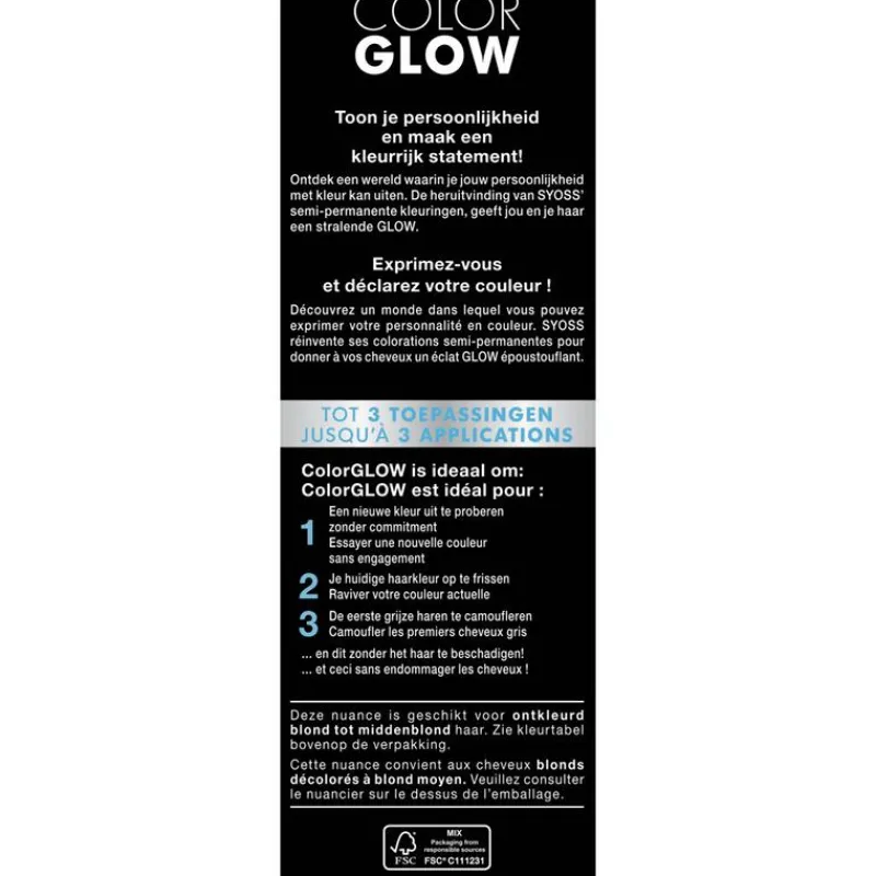 Hot Syoss Color Glow Platinum