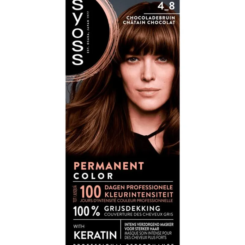 Sale Syoss Haarverf 4-8 Chocoladebruin
