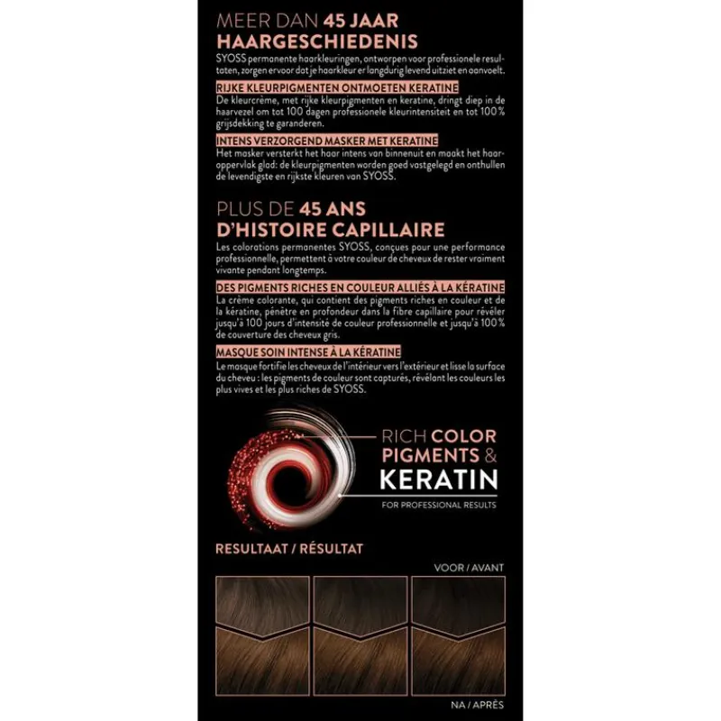 Sale Syoss Haarverf 4-8 Chocoladebruin