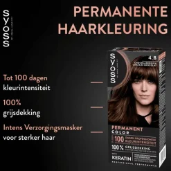 Sale Syoss Haarverf 4-8 Chocoladebruin