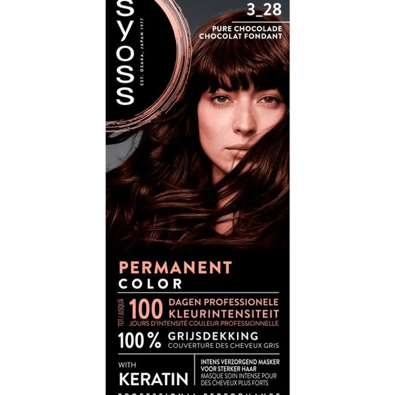 Discount Syoss Haarverf 3-28 Pure Chocolade