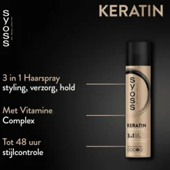 Best Syoss Keratine Haarspray Mini 75 ML