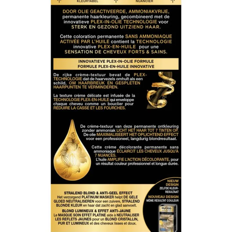 Sale Syoss Oleo Intense Oil-In-Cream Lightener 12-00 Extra Platinum