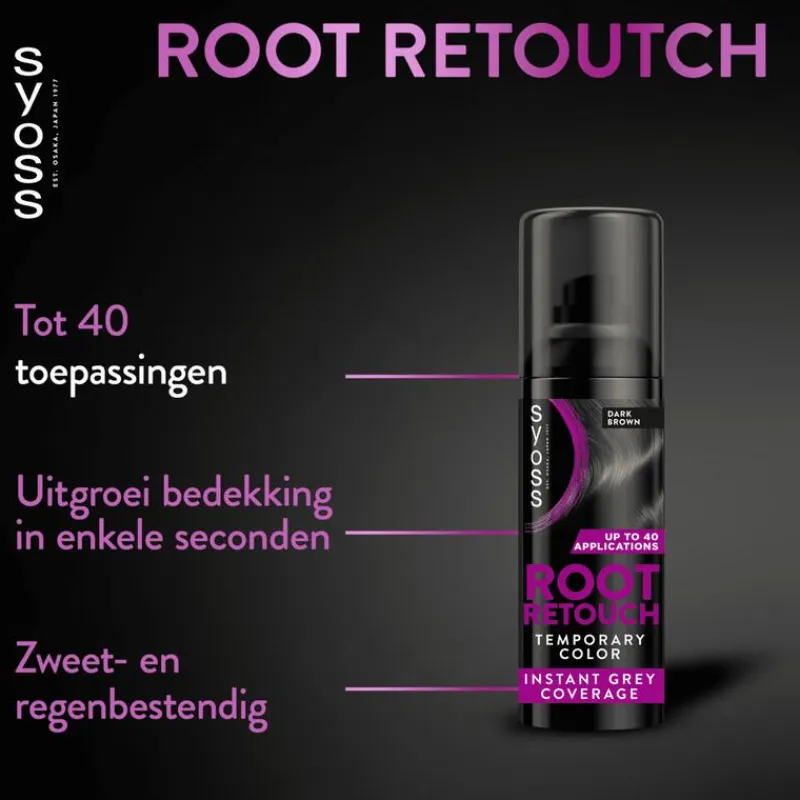 Best Syoss Uit Groeispray Donkerbruin