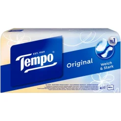 Discount Tempo Original Box 4 Laags Zakdoekjes 100 stuks