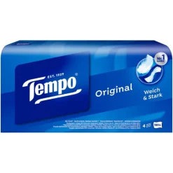 Discount Tempo Original Box 4 Laags Zakdoekjes 100 stuks