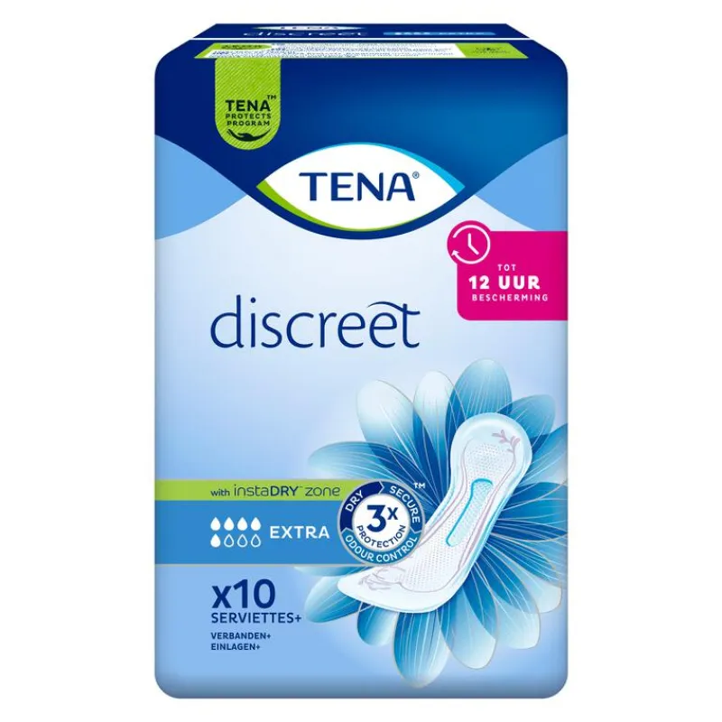 Sale Tena Discreet Extra Verbanden 10 stuks