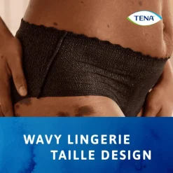 Hot Tena Silhouette Plus Low Waist Wegwerp Broekjes Zwart L 10 stuks