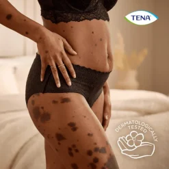 Hot Tena Silhouette Plus Low Waist Wegwerp Broekjes Zwart L 10 stuks