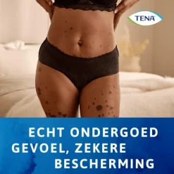 Hot Tena Silhouette Plus Low Waist Wegwerp Broekjes Zwart L 10 stuks