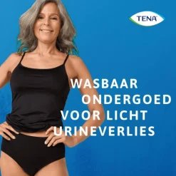 Outlet Tena WASBAAR ONDERGOED ZWART XL