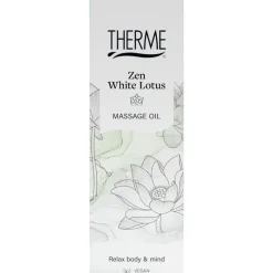 New Therme Zen White Lotus Massage Oil 125 ML