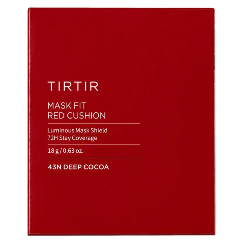 Best TirTir Mask Fit Red Cushion Foundation 43N Deep Cocoa 43N Deep Cocoa