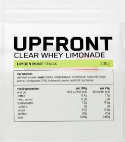 Outlet Upfront clear whey munt 300gr