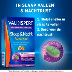 Hot Valdispert Slaap en Nacht Advanced 30 Stuks
