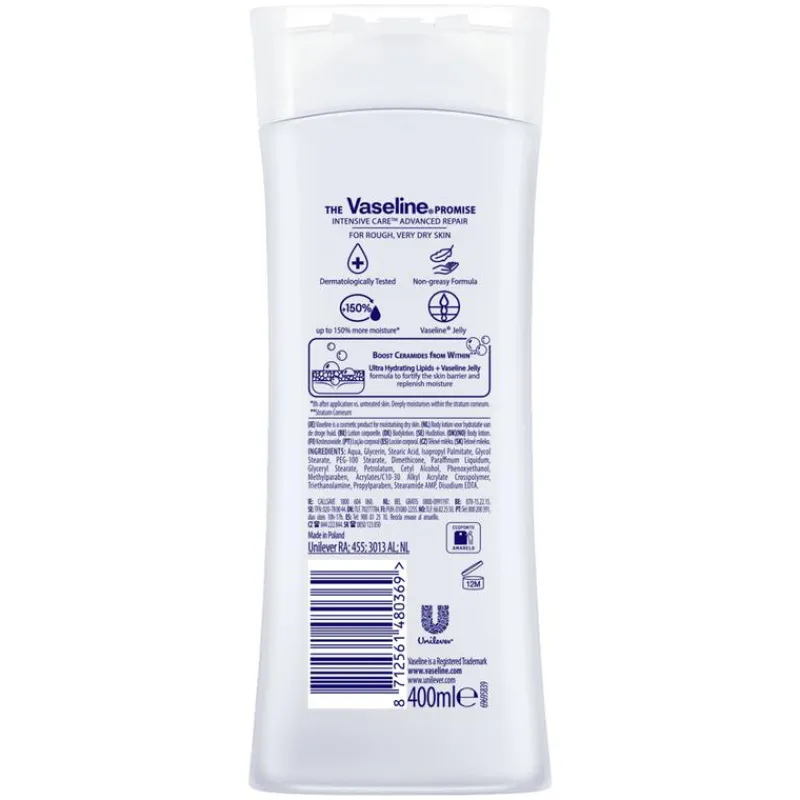 Clearance Vaseline Intensive Care Advanced Repair Bodylotion 400 ML