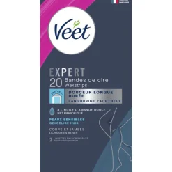 New Veet Expert Ontharingsstrips Lichaam & benen Gevoelige Huid 20 stuks