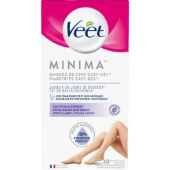 Outlet Veet Minima Ontharingsstrips Benen & Lichaam Hypoallergeen 40 stuks