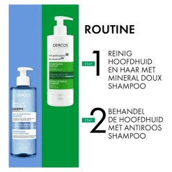 New Vichy Dercos Mineral Doux Zachte Shampoo 400 ML