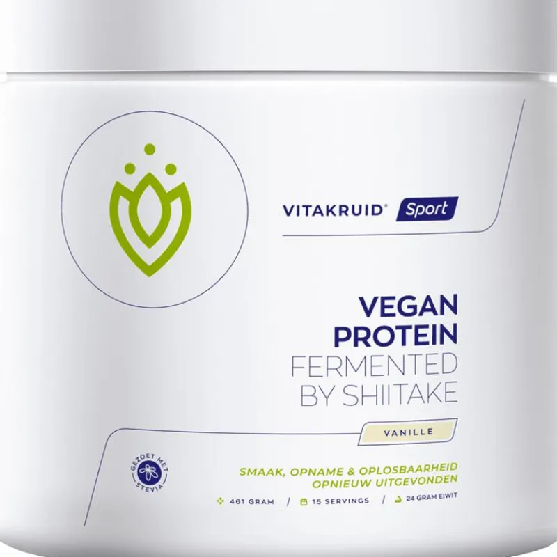 Clearance Vitakruid Vegan Proteïnepoeder Vanille 461 GR