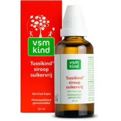 Hot VSM Kind Tussikind Siroop Suikervrij 50 ML