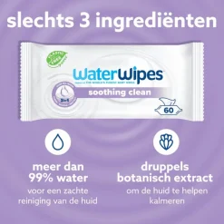 New Waterwipes Soothing Baby Wipes - 12x60