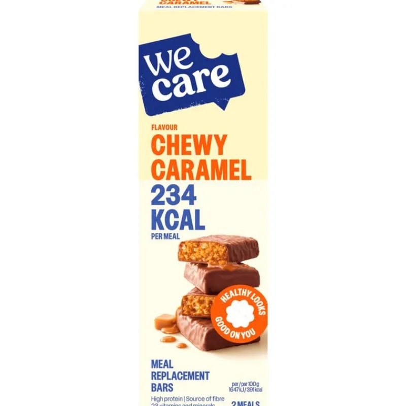 Sale We Care WeCare Bars Chewy Caramel 2 stuks